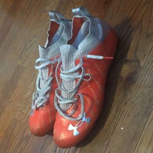 Orange Spotlight Under Armour Football/Lax Cleats
